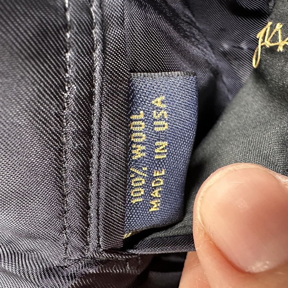 Brooks Brothers Blazer Sport Coat Mens 46 Blue Wool Loro Piana Two Button - Picture 6 of 13